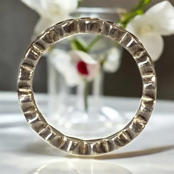 Pandora Silver Better Together Stackable Ring Size 7.5 - Picture 2 of 3